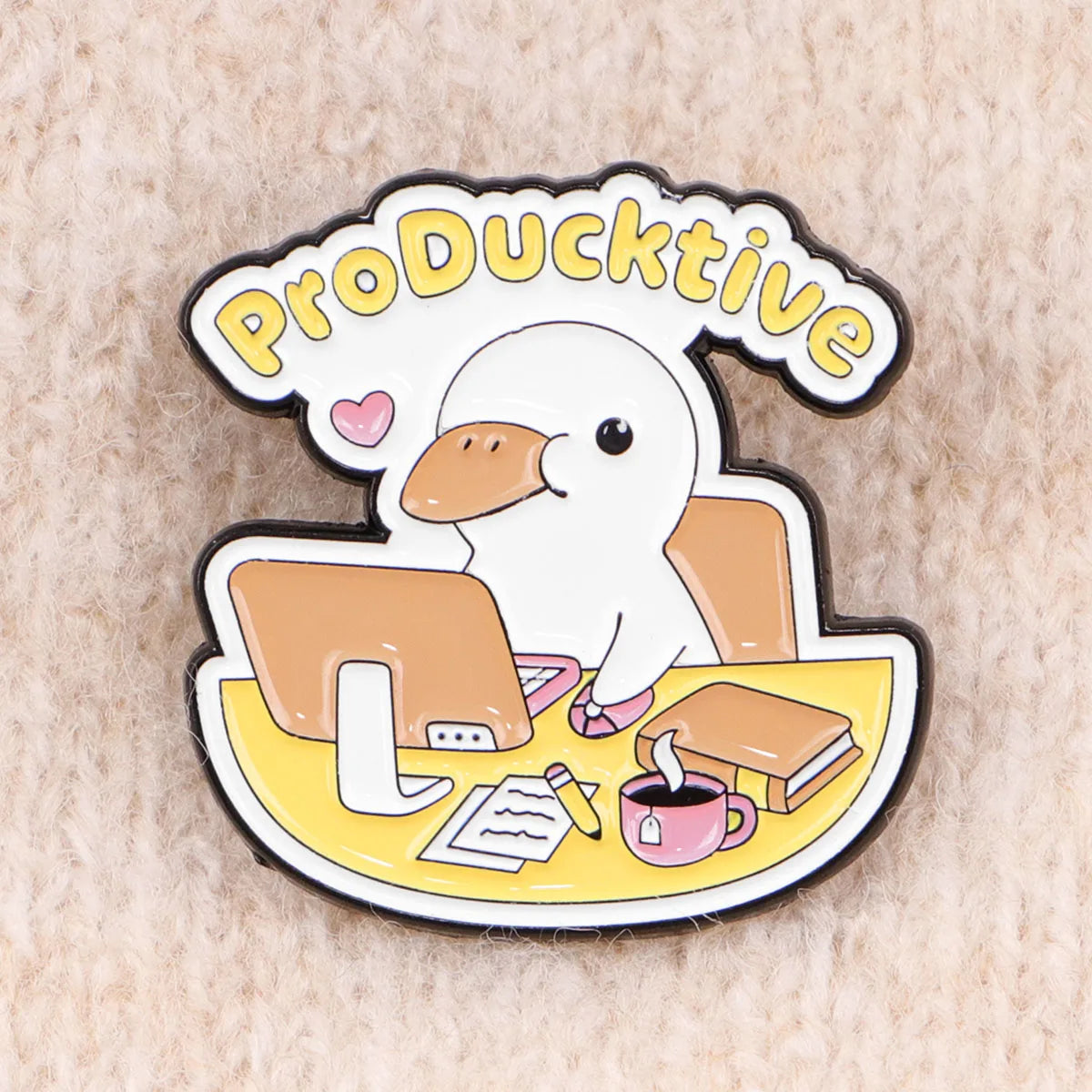 Duck Lovers Enamel Pin