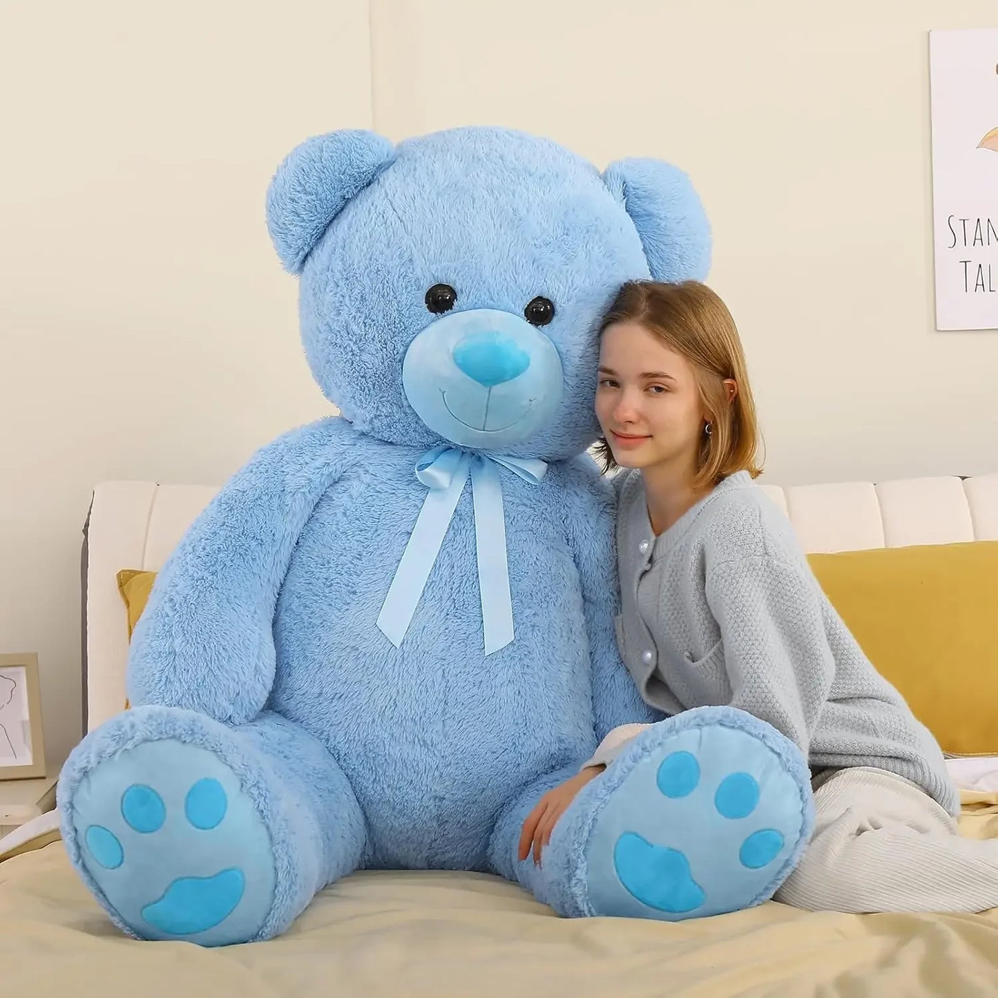 Giant 5-Foot Teddy Bear - The Ultimate Huggable Gift for Every Occasion 🧸❤️