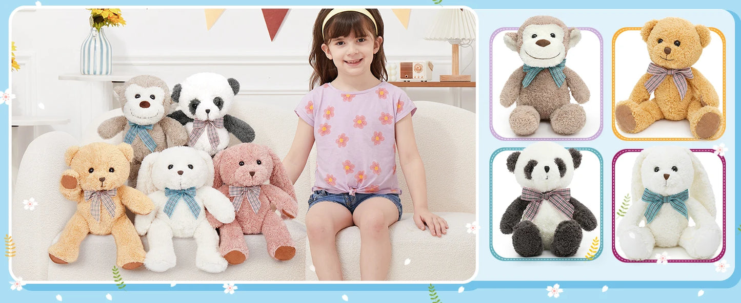 13inch Stuffed Animals Bulk for Kids, 5 Pack Soft Stuffed Animals Plush Set Teddy Bears Bulk for Teen Girls