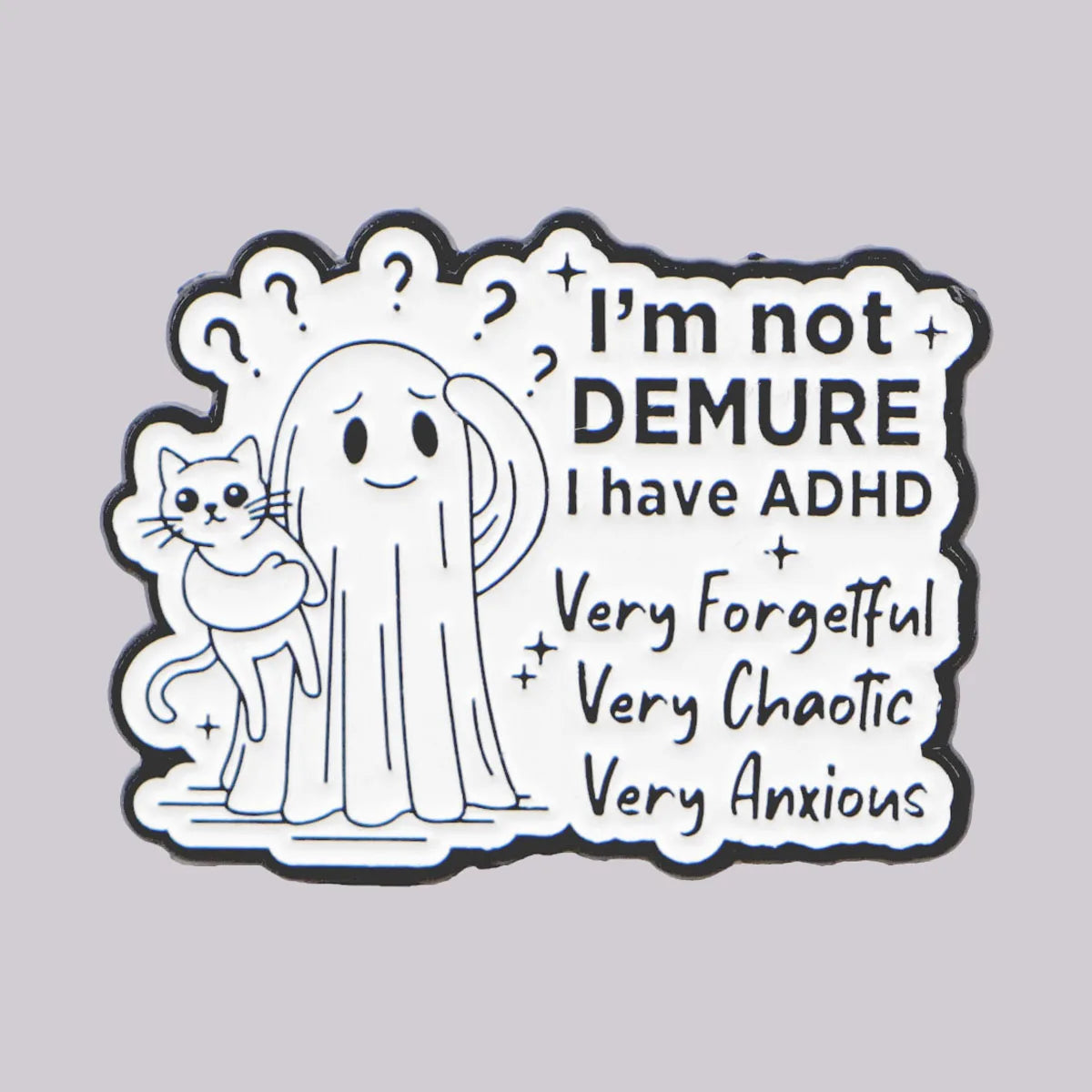 "I Have ADHD" Enamel Pin