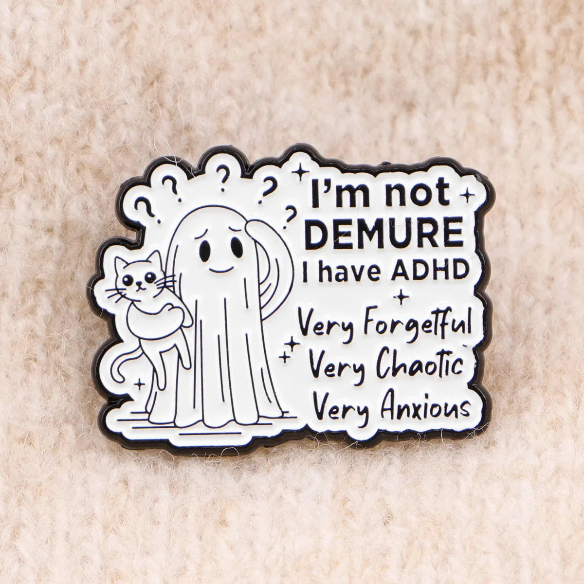 "I Have ADHD" Enamel Pin
