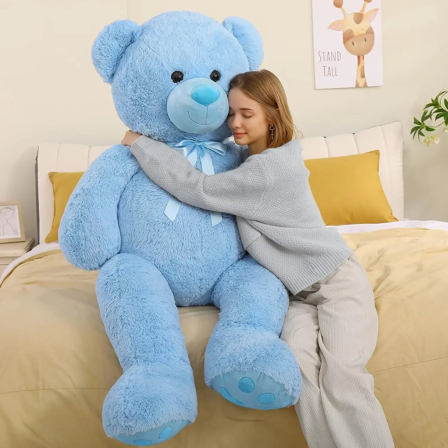Giant 5-Foot Teddy Bear - The Ultimate Huggable Gift for Every Occasion 🧸❤️