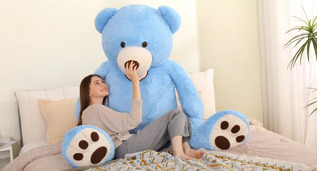 Giant Teddy Bear Plush 6 Feet, Large Big Teddy Bears Stuffed Animals for Girlfriend Boyfriend,Baby Shower