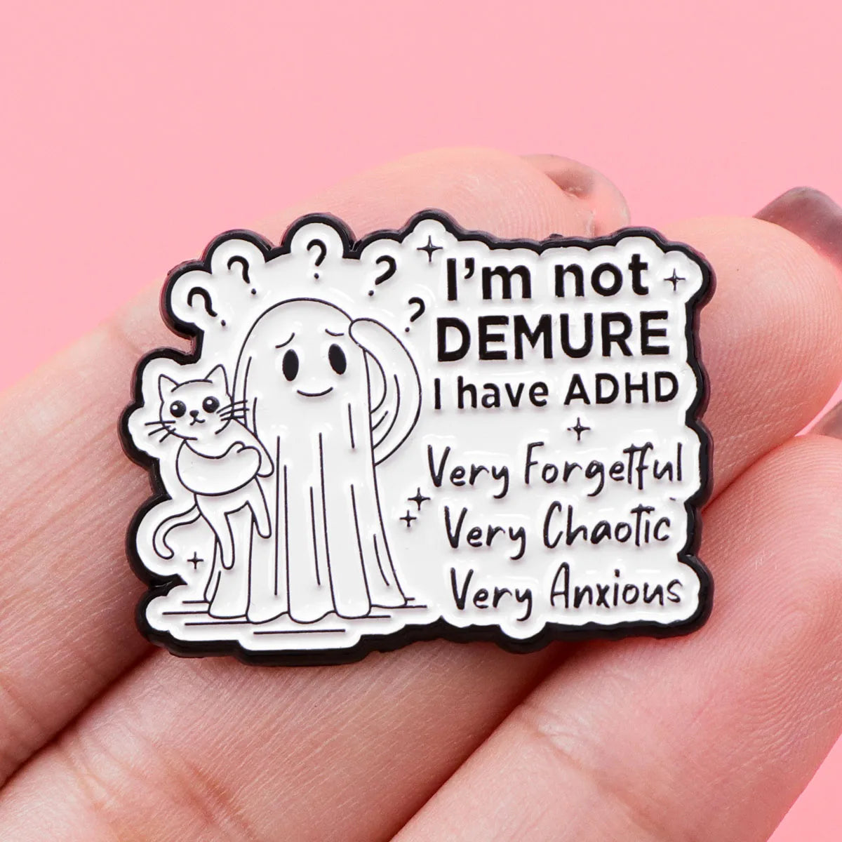 "I Have ADHD" Enamel Pin