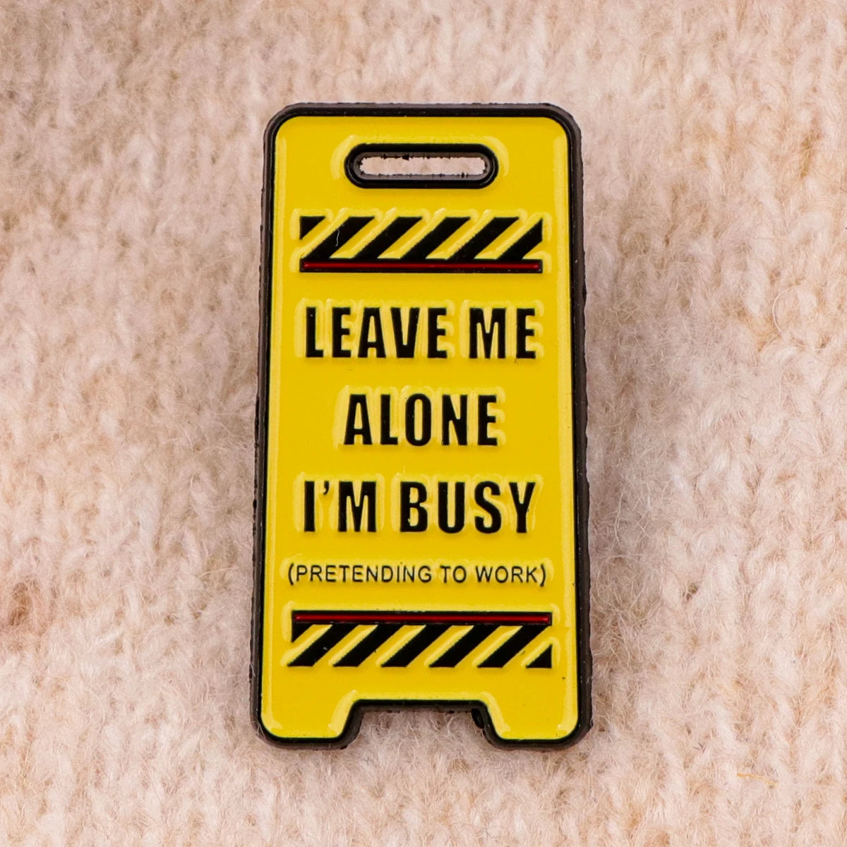 Humorous Office Quotes Enamel Pins