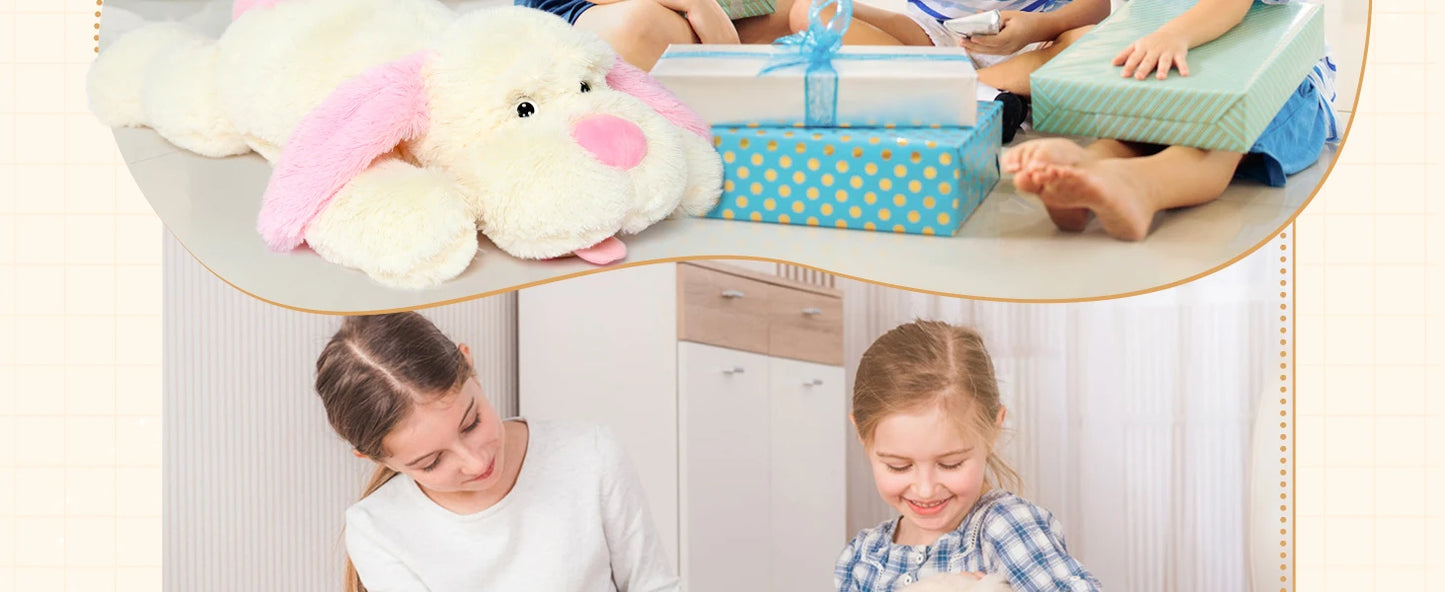 Giant Dog Stuffed Animal 51", Large Puppy Dog Pillow, Big Dog Plush Toys for Girls Kids
