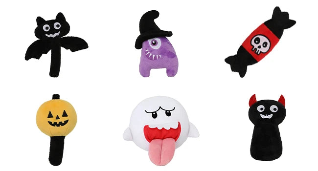 7Pcs Halloween Pumpkin Plush Toy, 21 Inch Big Pumpkin Stuffed Animal with Glow-in-Dark Small Plush Dolls Inside Pumpkin Bucket