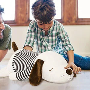 27.5” Large Stuffed Dog Plush Soft Hugging Pillow Cute Animal Body Pillow for Adults Kids Boys Girls