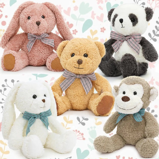 13inch Stuffed Animals Bulk for Kids, 5 Pack Soft Stuffed Animals Plush Set Teddy Bears Bulk for Teen Girls