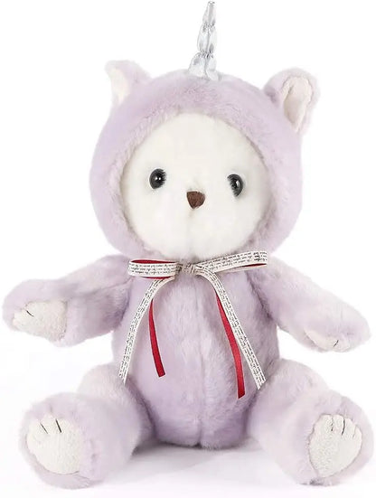 Unicorn Stuffed Animal, Cute Stuffed Unicorn Plush Toy for Girl Kids, Purple 10 inch