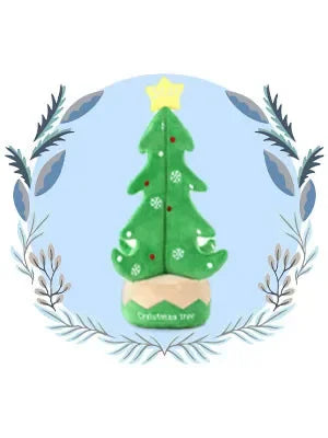 Christmas Stuffed Animal Soft Christmas Tree Plush Toy Holiday Plush Cuddle Pillow for Kids Christmas Party Home Decoration