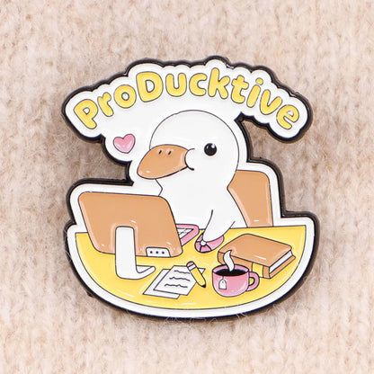 Duck Lovers Enamel Pin