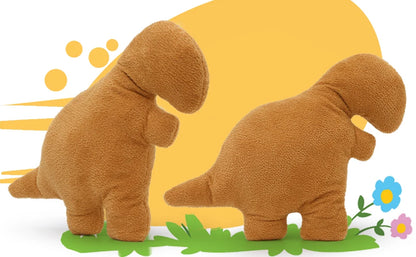 24" Large Dino Chicken Nugget Plush Pillow, Soft Dinosaur Chicken Nugget Pillow for Birthday Christmas for (Tyran Rex)