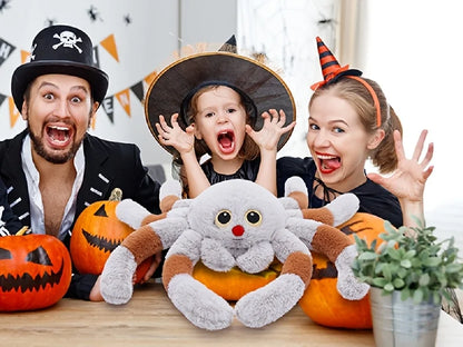 Spooktacular Giant Spider Plush - 20'' Soft and Cuddly Halloween Decor 🕷️