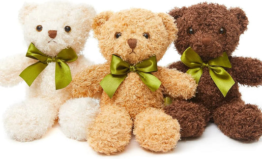 Cute Teddy Bear Stuffed Animal Soft Plush Bear Toy for Kids,as a Gift for Birthday/Christmas/Valentine's Day 9.8 inch