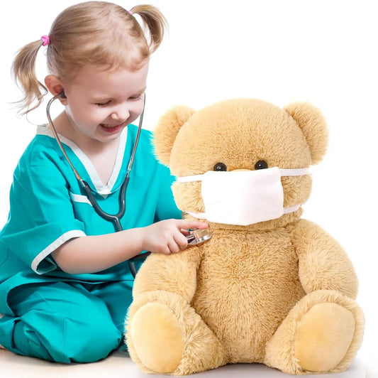 Get Well Soon Teddy Bear Stuffed Animal - Stuffed Bear Plush Toy, Get Well Soon Gifts for Kids Men Women After Surgery