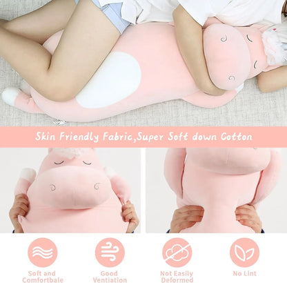 Big Unicorn Body Pillow, 36.2'' Soft Unicorn Pillow  for Christmas Birthday Valentine's Day,Pink