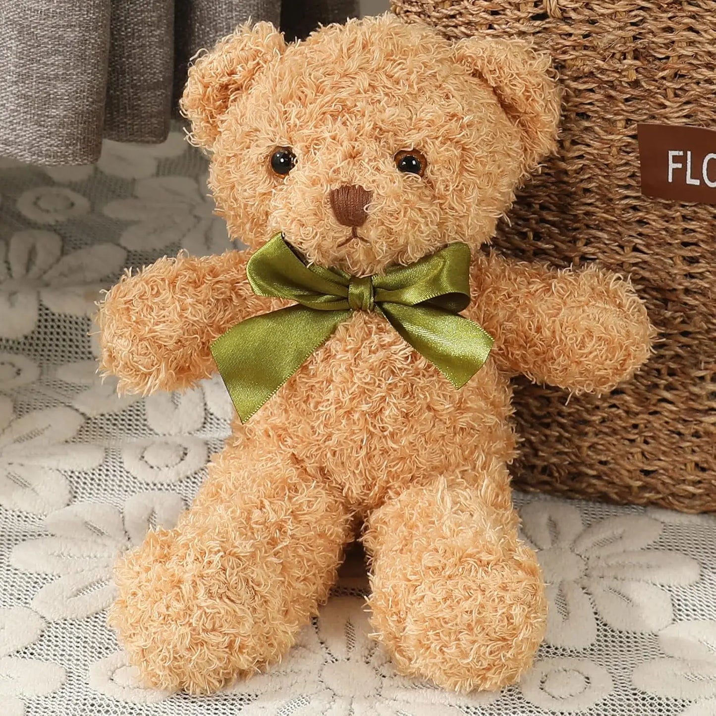 Cute Teddy Bear Stuffed Animal Soft Plush Bear Toy for Kids,as a Gift for Birthday/Christmas/Valentine's Day 9.8 inch