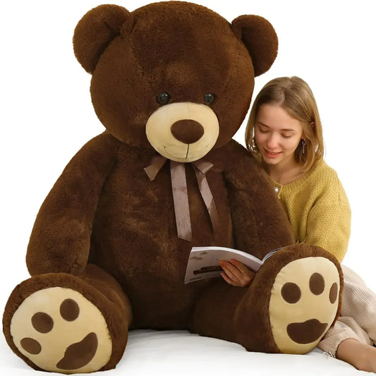 Teddy Bear 5ft, Fluffy Life Size Giant Stuffed Bear , Cute  Teddy Bear Plush Gift for Kids, Girlfriend, Boyfriend,