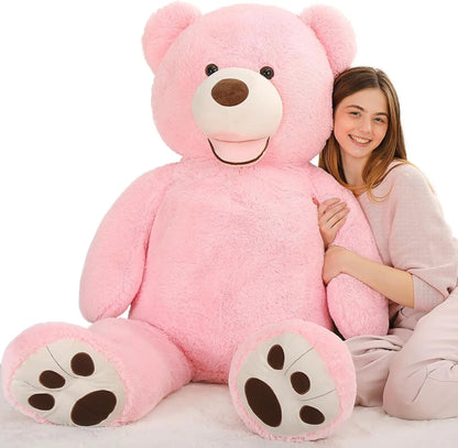 Giant Pink Teddy Bear 6ft Stuffed Animal ，Large Teddy Bear Plush -for Valentines Day,Anniversary,Birthday