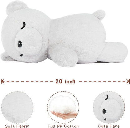 20" Big Teddy Bear Stuffed Animals, Soft Koala Bear Plush Toy Hugging Baby Pillow for Kids, Gray