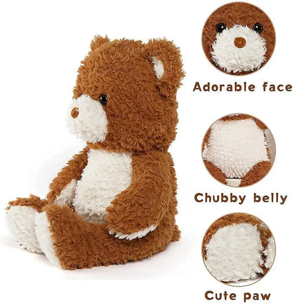 Cute Teddy Bear Stuffed Animal Plush Brown Teddy Bear Gifts for Girlfriend Kids, 20.5 Inch