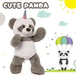Toys Studio Pandacorn Stuffed Animal Cute Panda Unicorn Plush Toy for Boys Girls (Pandacorn)