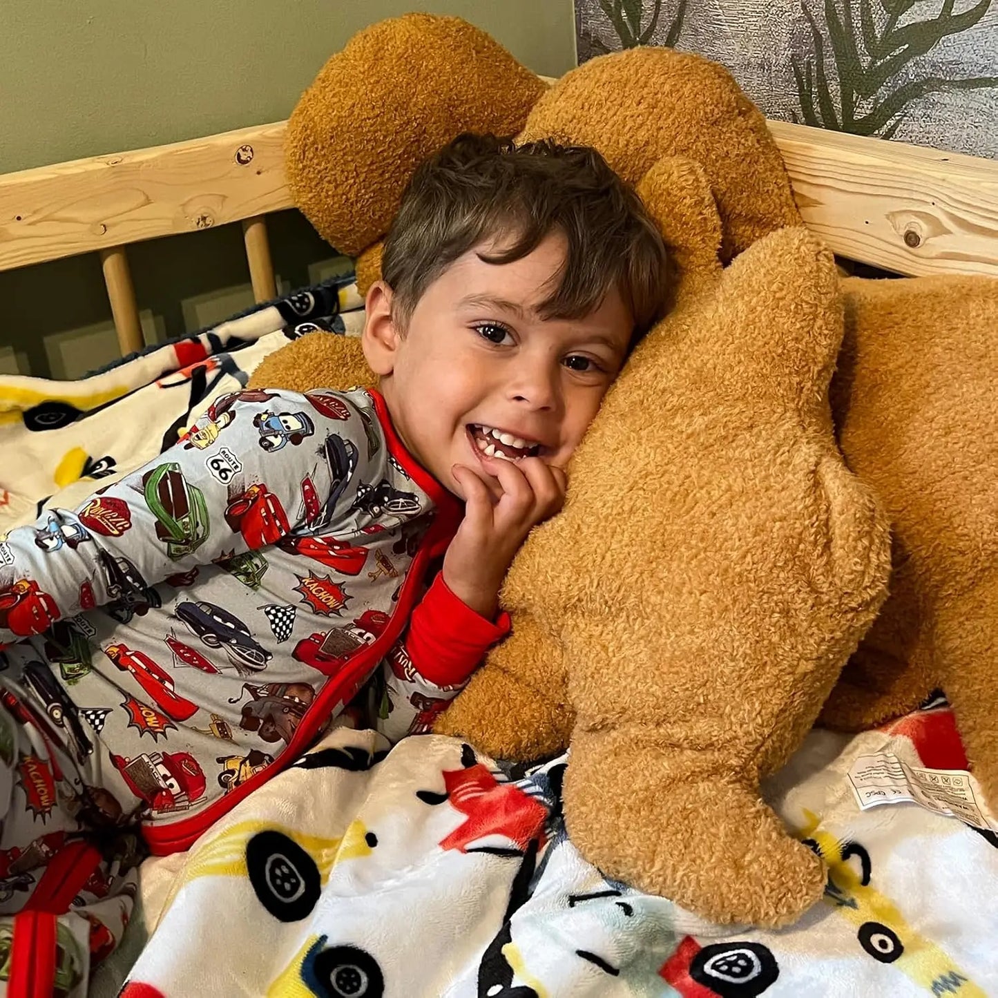 24" Large Dino Chicken Nugget Plush Pillow, Soft Dinosaur Chicken Nugget Pillow for Birthday Christmas for (Tyran Rex)