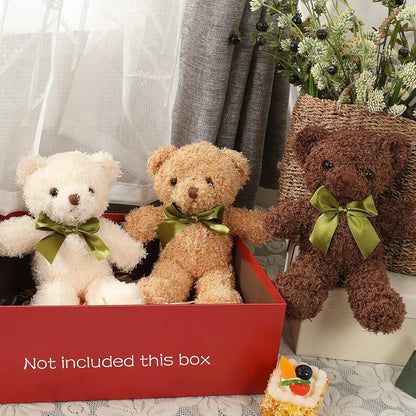 Cute Teddy Bear Stuffed Animal Soft Plush Bear Toy for Kids,as a Gift for Birthday/Christmas/Valentine's Day 9.8 inch