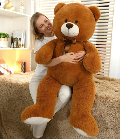 4ft Giant Teddy Bear Big Bear Stuffed Animals Large Teddy Bear Cute Bear Plush for Kids,Lovers