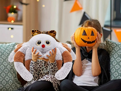 Spooktacular Giant Spider Plush - 20'' Soft and Cuddly Halloween Decor 🕷️