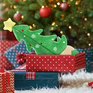 Christmas Stuffed Animal Soft Christmas Tree Plush Toy Holiday Plush Cuddle Pillow for Kids Christmas Party Home Decoration