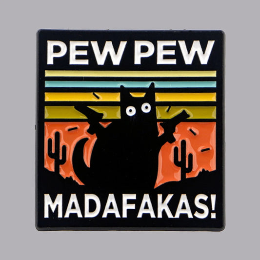 Funny Cat Enamel Pins