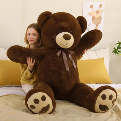 Teddy Bear 5ft, Fluffy Life Size Giant Stuffed Bear , Cute  Teddy Bear Plush Gift for Kids, Girlfriend, Boyfriend,