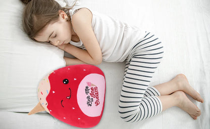 Strawberry Ice Cream Plush Toy 12inch Soft Strawberry Stuffed Animal Plush Pillow Squishy Doll Hugging Pillow for Kids