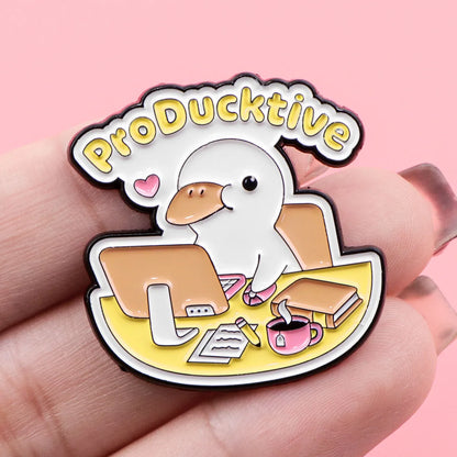 Duck Lovers Enamel Pin