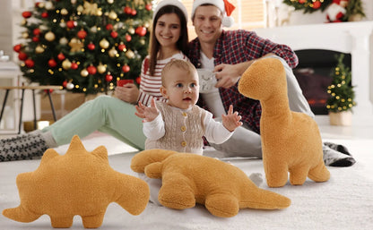 24" Large Dino Chicken Nugget Plush Pillow, Soft Dinosaur Chicken Nugget Pillow for Birthday Christmas for (Tyran Rex)