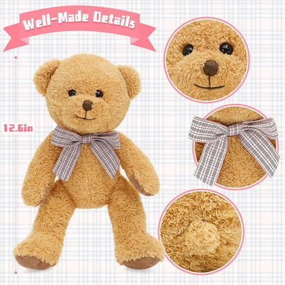 13inch Stuffed Animals Bulk for Kids, 5 Pack Soft Stuffed Animals Plush Set Teddy Bears Bulk for Teen Girls