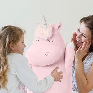 Big Unicorn Body Pillow, 36.2'' Soft Unicorn Pillow  for Christmas Birthday Valentine's Day,Pink