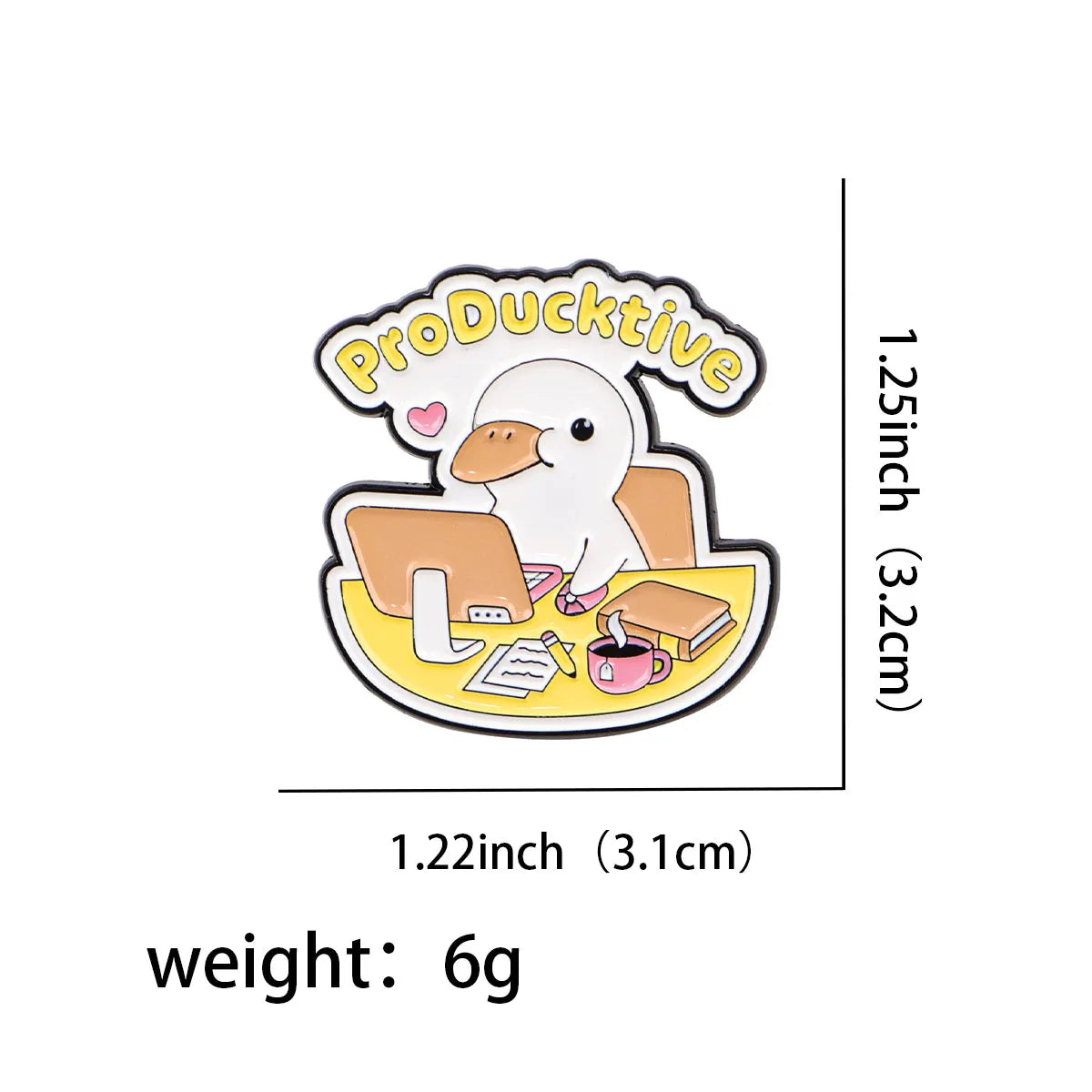 Duck Lovers Enamel Pin