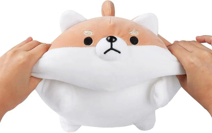 Shiba Inu Plush Stuffed Animal Corgi Plush Cute Dog Plushie Toy Anime Corgi Shiba Plush Kawaii Plushies Dog Soft Pillow,