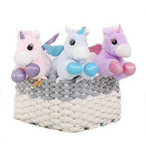 Unicorn Stuffed Animals 3 Piece Cute Unicorn Plush Toys Soft Gift for Kids Girlfriend,11.4inch