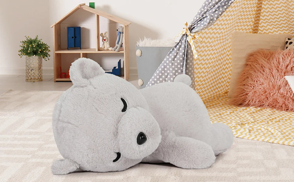 20" Big Teddy Bear Stuffed Animals, Soft Koala Bear Plush Toy Hugging Baby Pillow for Kids, Gray