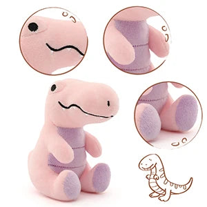 Plush Dinosaur Stuffed Animal Set of 3 Soft Dinosaur Toys for Boys and Girls,Triceratops, Tyrannosaurus Rex and Charizard.