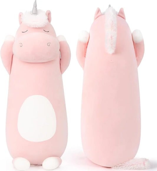 Big Unicorn Body Pillow, 36.2'' Soft Unicorn Pillow  for Christmas Birthday Valentine's Day,Pink