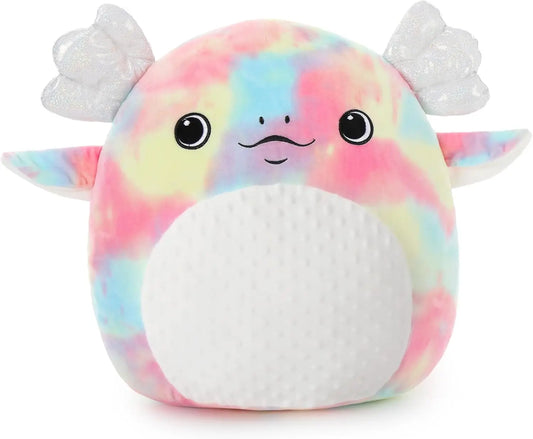 Large 20" Axolotl Plush Pillow, Big Axolotl Stuffed Animal Plush Toy - Rainbow Axolotl Plushies Throw Gifts for Kids