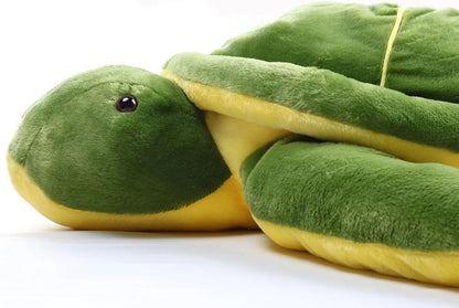 33" Soft Big Sea Turtle Stuffed Animal, Turtle Plush Pillow for Birthday, Valentine, Christmas, Sea Turtle Toys