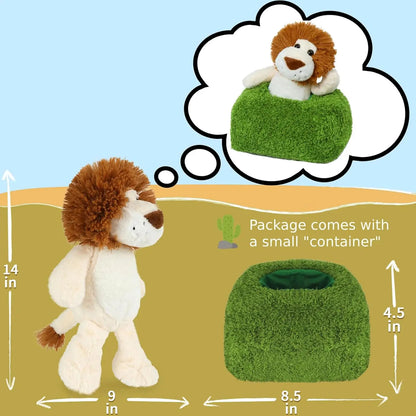 Clearance Stuffed Animal Plush Lion, 11 inch Cute Stuffed Lion King, Christmas Birthday Gifts for Kids