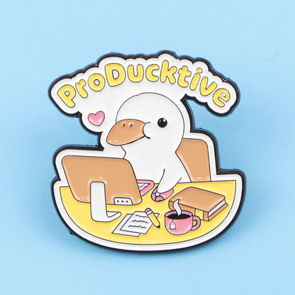 Duck Lovers Enamel Pin