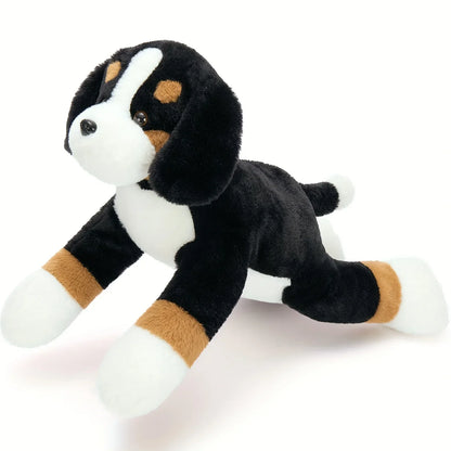 Snuggle Softie, Giant Bernese Mountain Dog Plush Toy, 25" - Soft Polyester Stuffed Animal in Deep Brown/White/Black